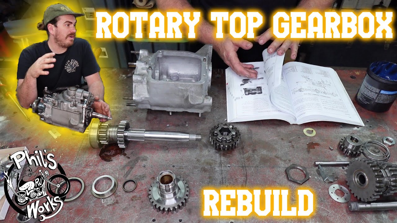 Harley Davidson 4 Speed Rotary Top Gearbox Rebuild  Freshen Up. 1979-1984