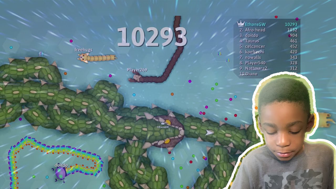 Becoming The Biggest Snake in Snake.io Gameplay