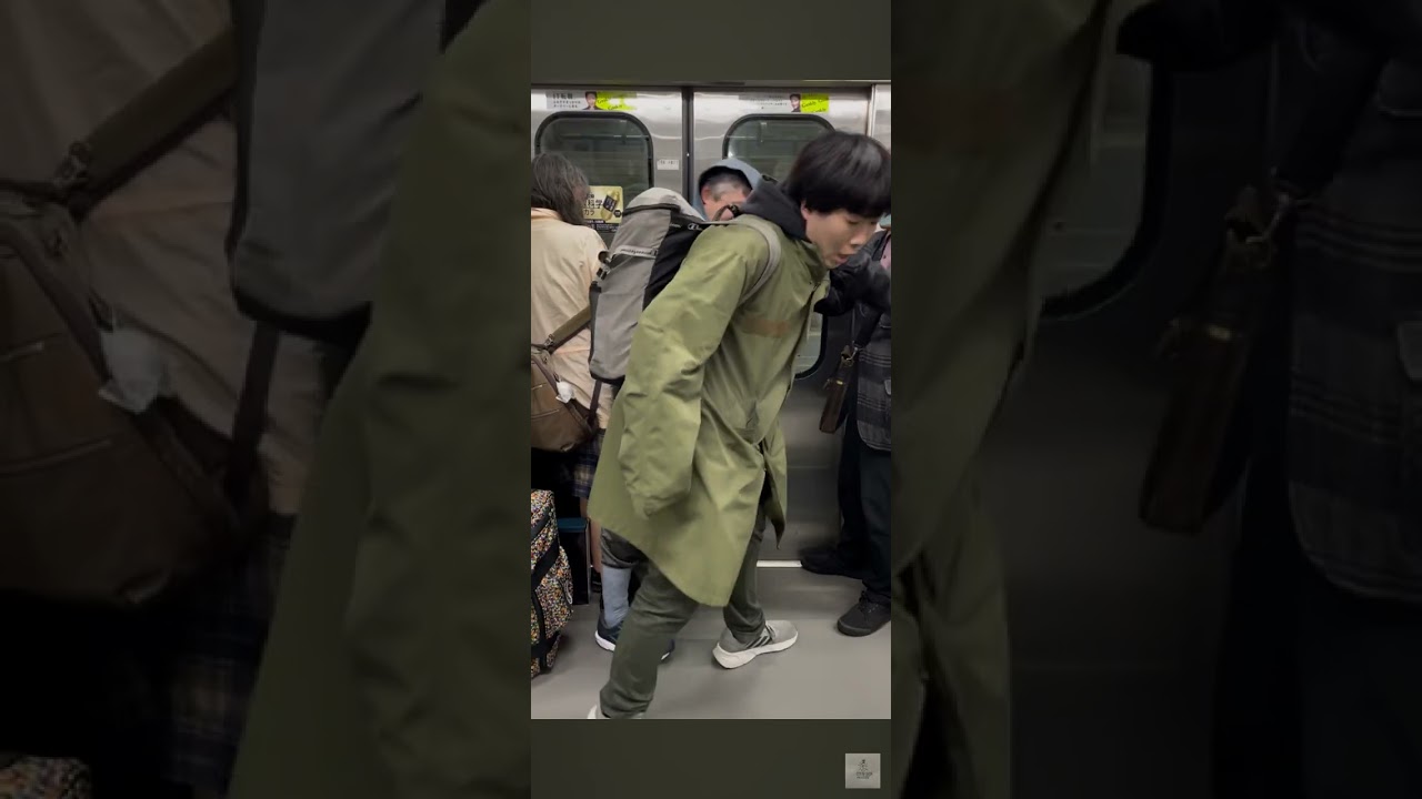 電車の喧嘩。