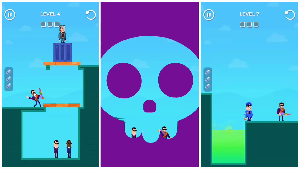 HITMASTERS - SHOTGUN MODE LEVEL 1 TO 8 - GAMEPLAY WALKTHROUGH