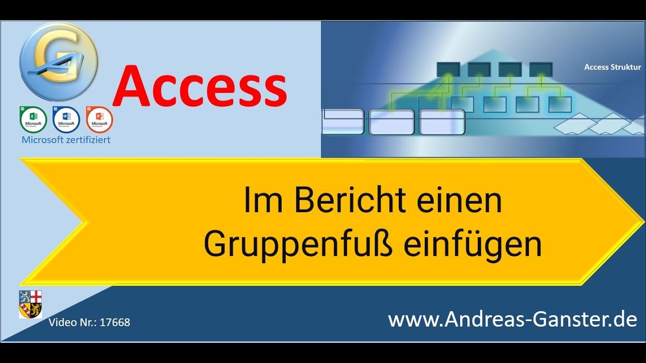 Zwischensummen im Bericht anzeigen – so geht’s mit Gruppenfuß #Access #tips 17668 #deutsch #Ganster