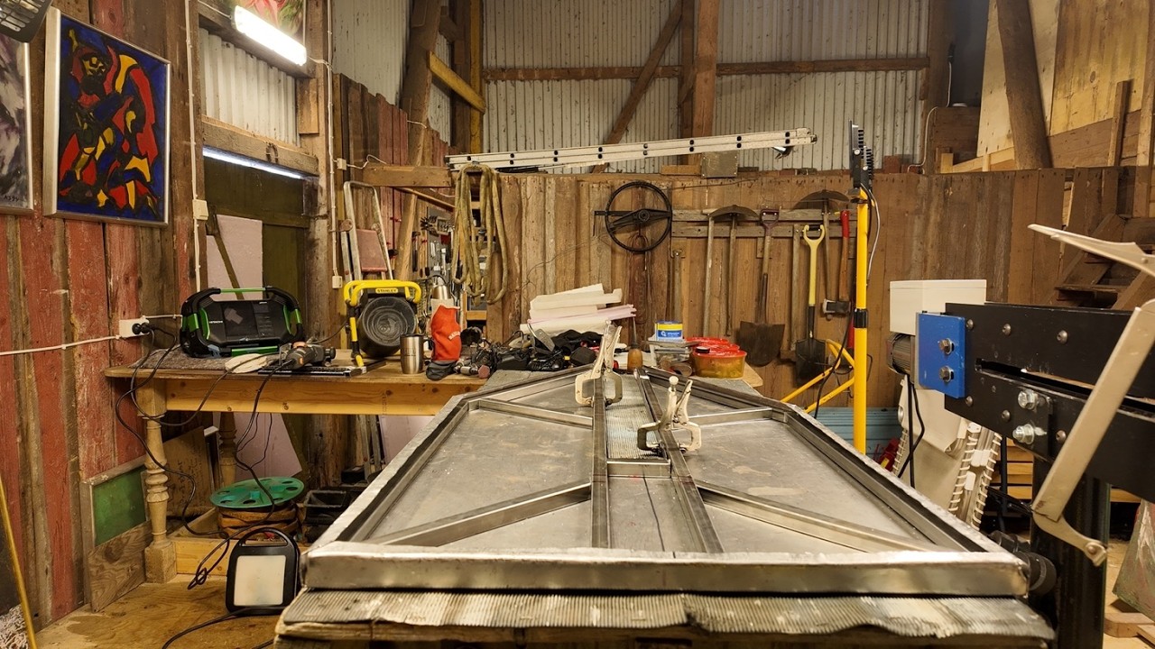 VW T3 Restoration Construckting the framework for the beadroller table Februar 2026