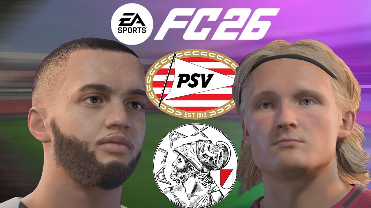 EAFC 26 - PSV EINDHOVEN vs AJAX AMSTERDAM - ESTADIO PHILIPS - 4K 60FPS (Gameplay EAFC 26)