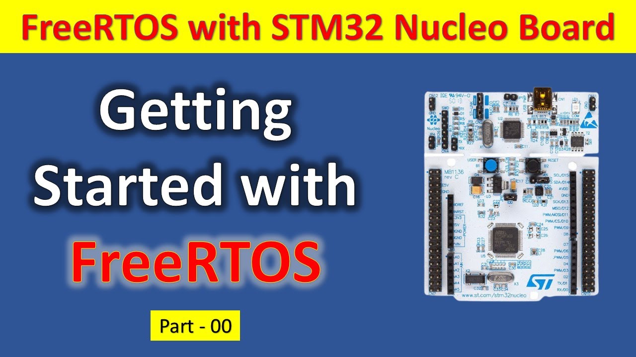 00 Начало работы с FreeRTOS с микроконтроллером STM32 || Nucleo Board ||