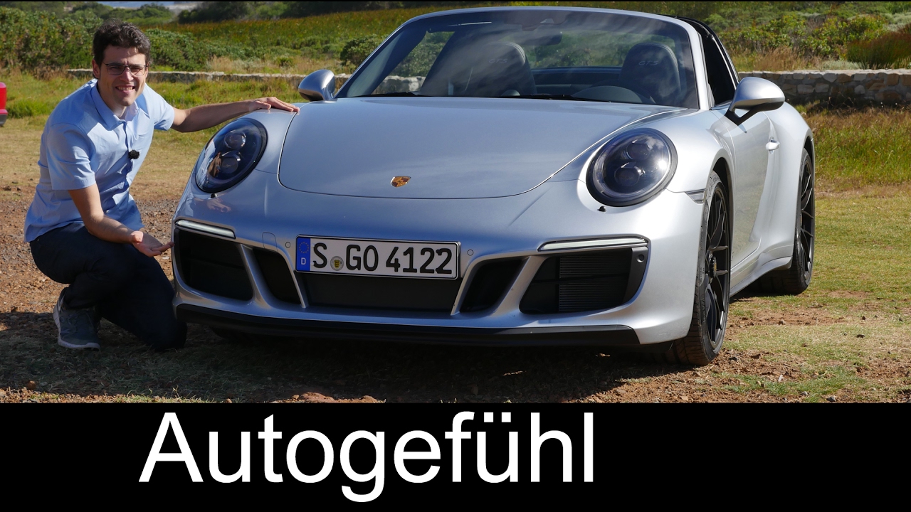 Porsche 911 GTS FULL REVIEW Targa road test & Coupé Racetrack Facelift 2017/2018 - Autogefühl
