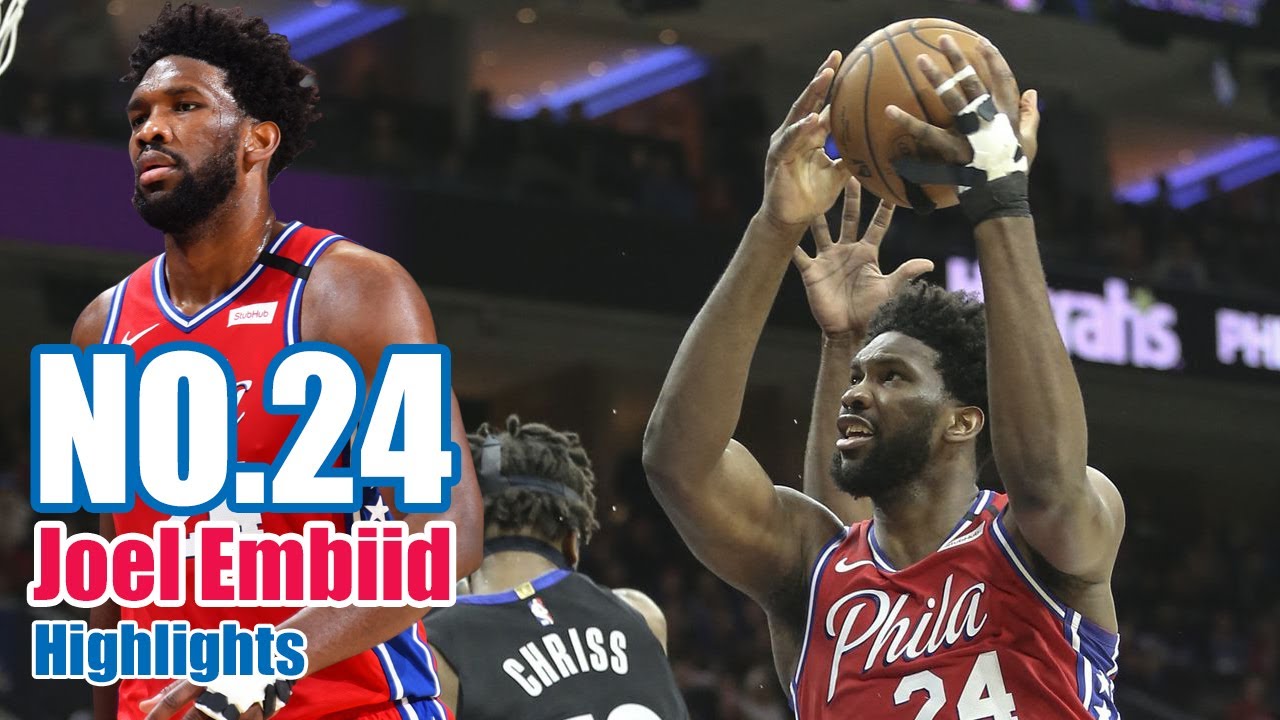 【コービーの意志を継ぐ者たち】ジョエル・エンビード  ハイライト　Joel Embiid drops 24 points　Highlights