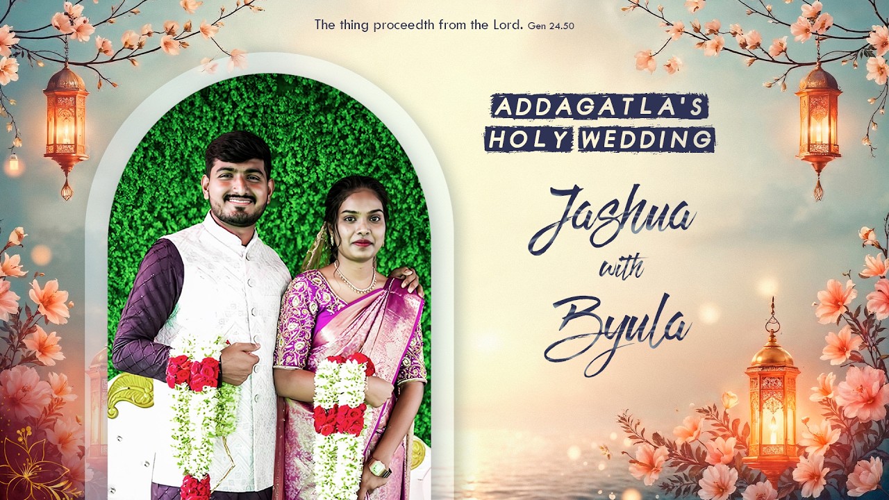 Addagatla's Holy Wedding Ceremony || Jashua weds Byula || IPC Hermon Pentecost Church Nulakapeta