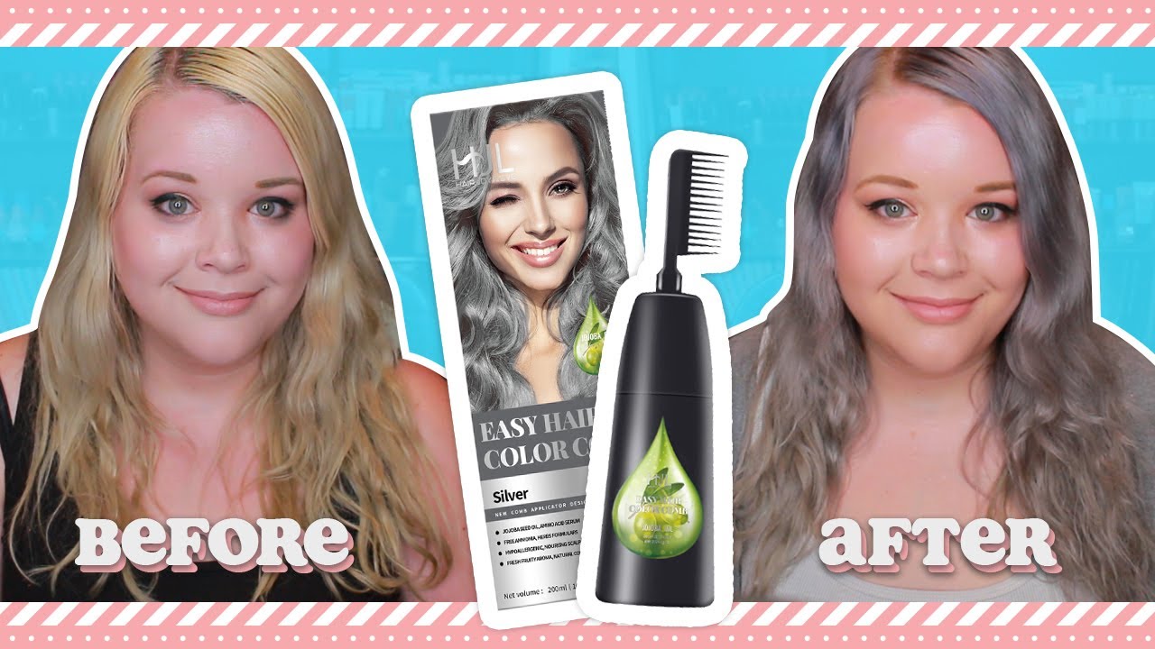 HJL Hair Joy Love Easy Hair Color Comb | Silver Hair Dye Review