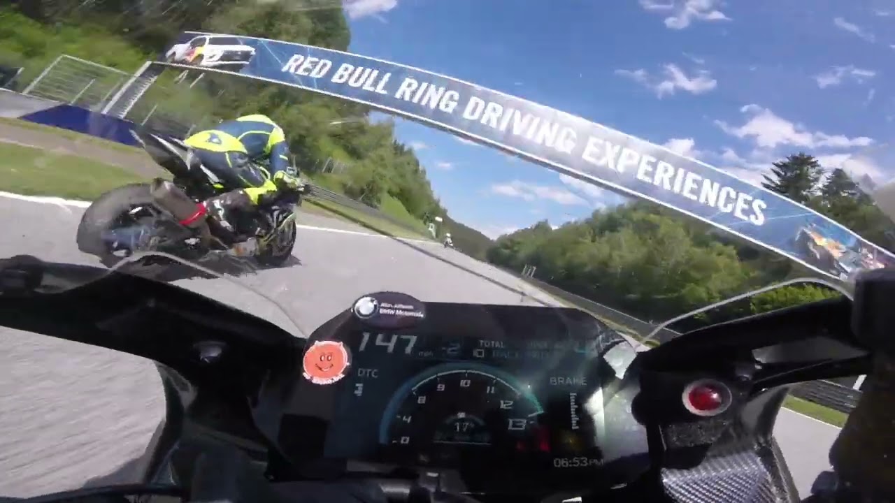 Epic riding Red Bull Ring on a stock BMW S1000RR Mike Spike Edwards track action motorcycles