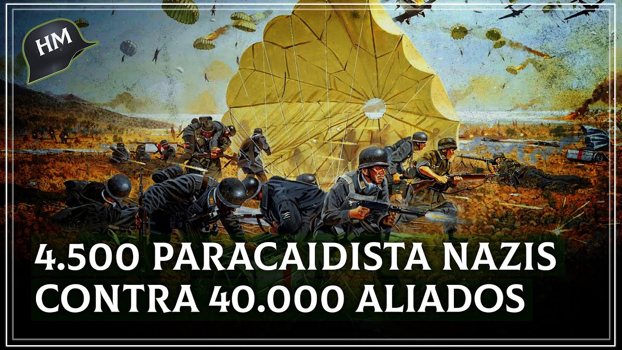 El día que los NAZIS invadieron Creta… ¡con SÓLO 4500 paracaidistas! │ Operación Mercurio