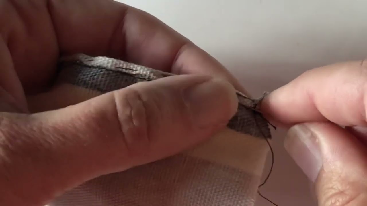 Self Bound Seam- How to Hand Stitch