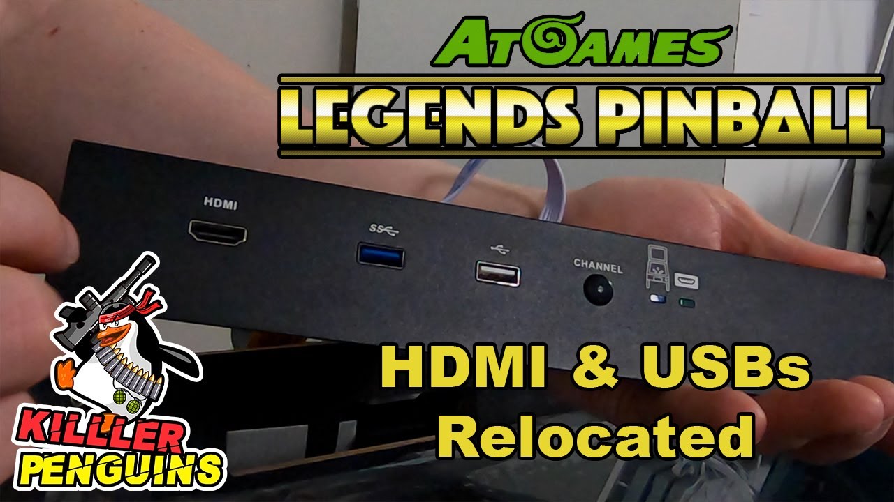 AtGames Legends Pinball - HDMI & USB Ports Relocated