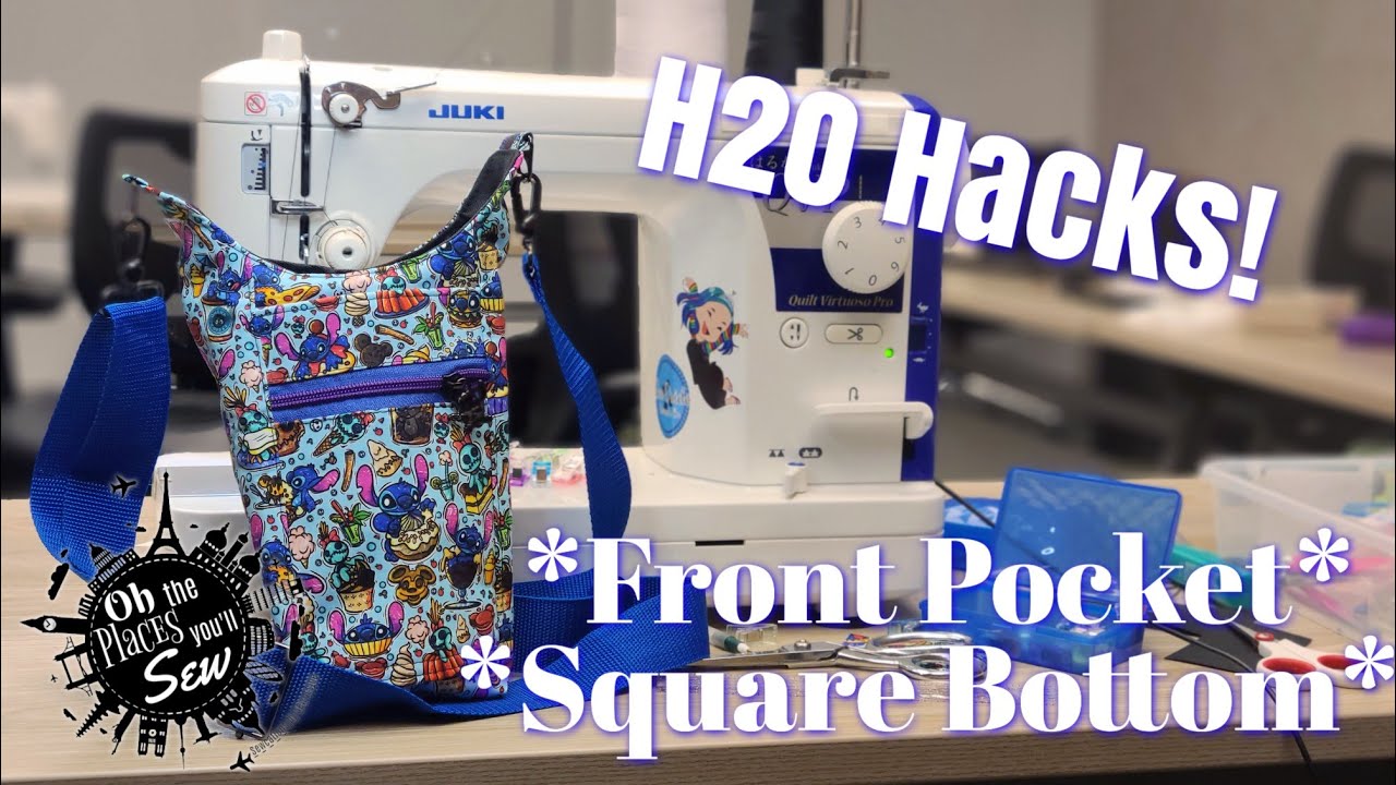 H2O Hacks - Slip Pocket and Square Bottom! Linds Handmade Designs H2O Sling Bag