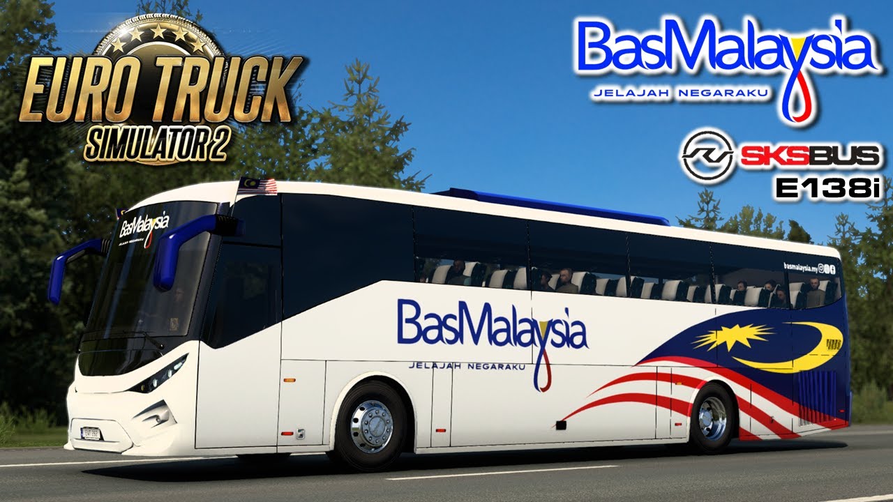 Bas Malaysia SKSBus E138i SD - Euro Truck Simulator 2 Gameplay