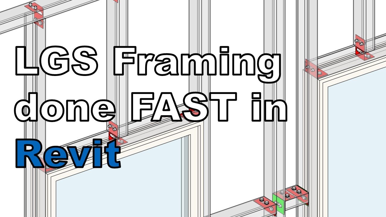 Quick Light-Gauge Steel Framing in Revit [Sneakpeek]