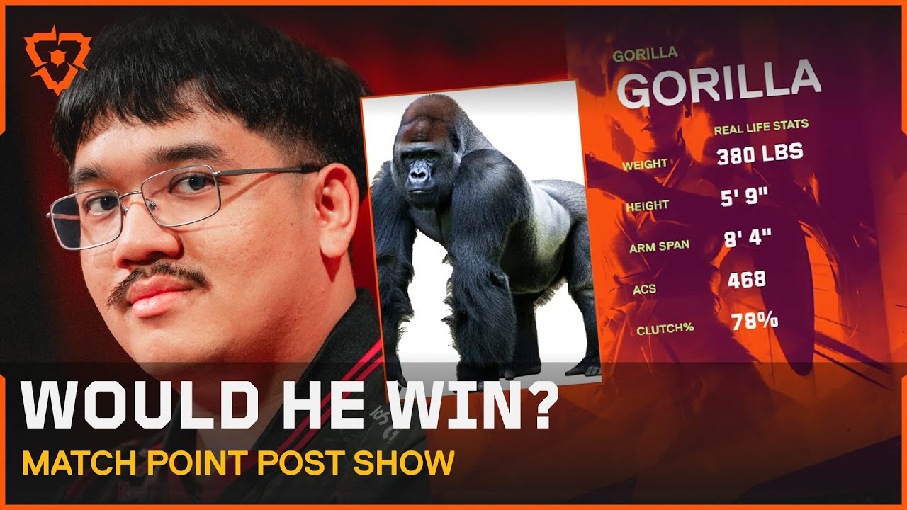 1 Gorilla vs 100 VCT Players | Match Point Feat. G2 Valyn & jawgemo