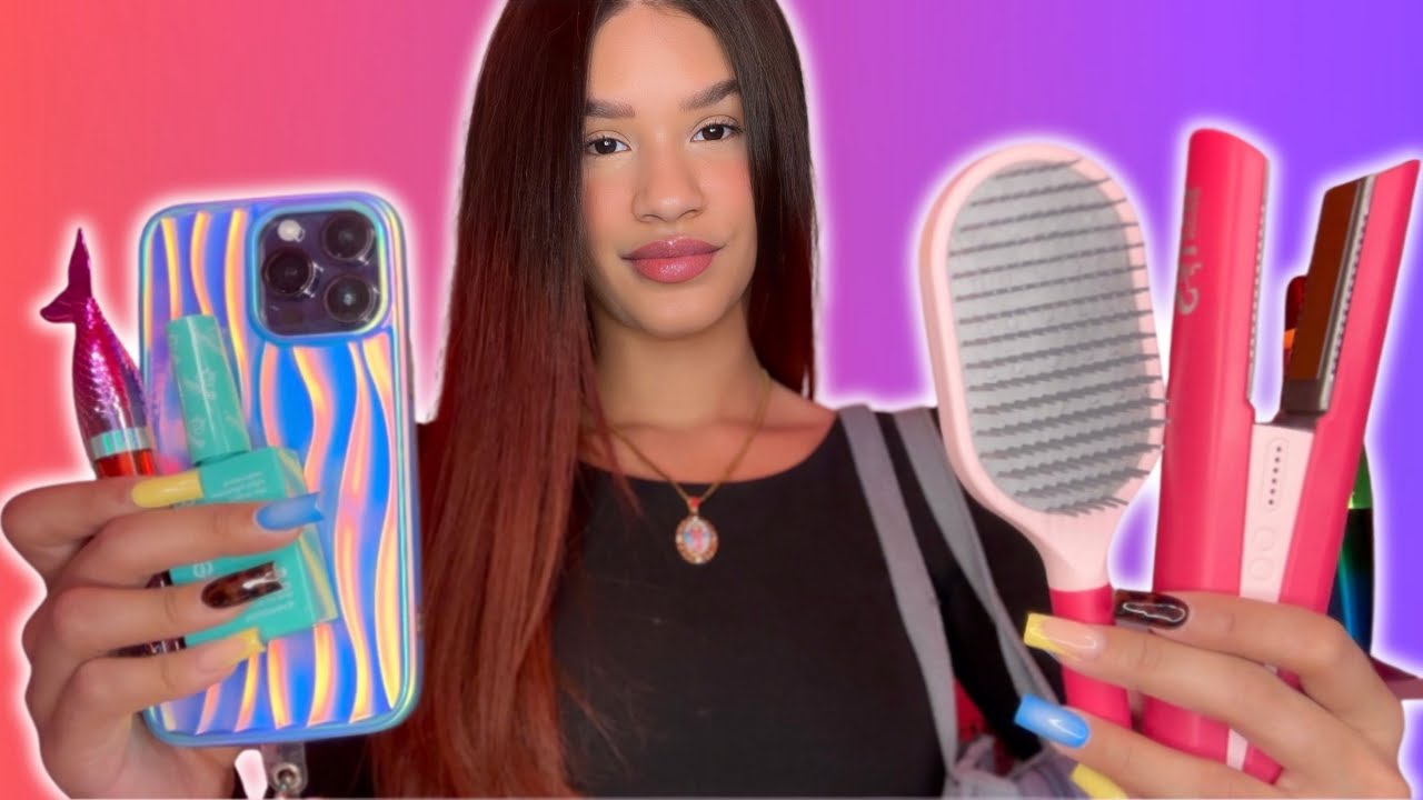 Asmr roleplay español 💅🏻 la popular te arregla (maquillaje, uñas, peinado)