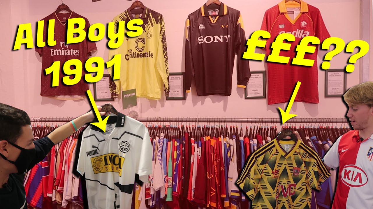 La MAYOR COLECCIÓN de CAMISETAS de FÚTBOL está en LONDRES