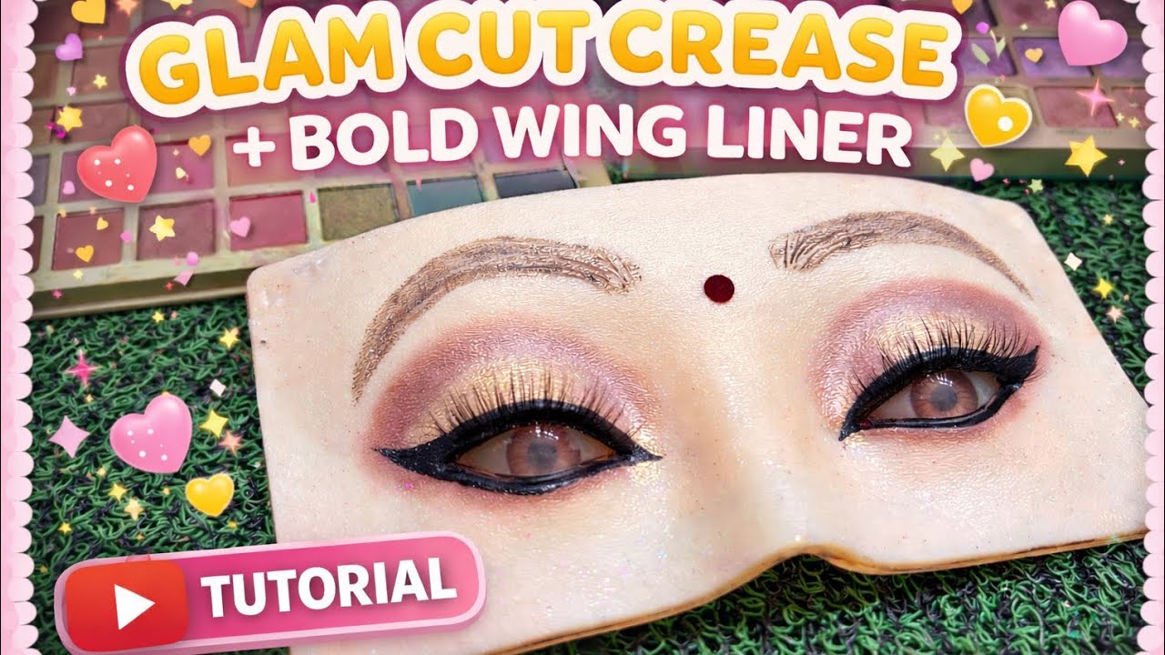 Beginners Ke Liye Cut Crease Tutorial | Easy Wing Liner Trick💄