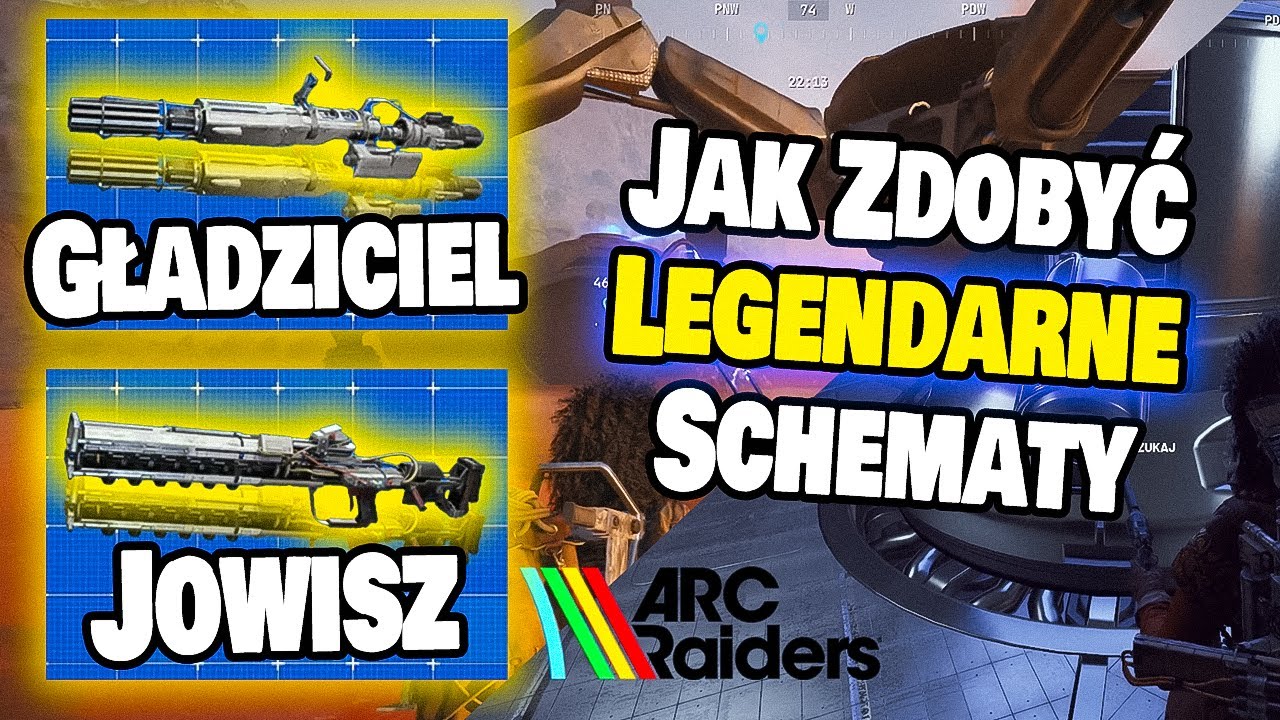Jak Zdobyć Legendarne Schematy Jowisz, Gładziciel, Kombajn Poradnik ARC RAIDERS