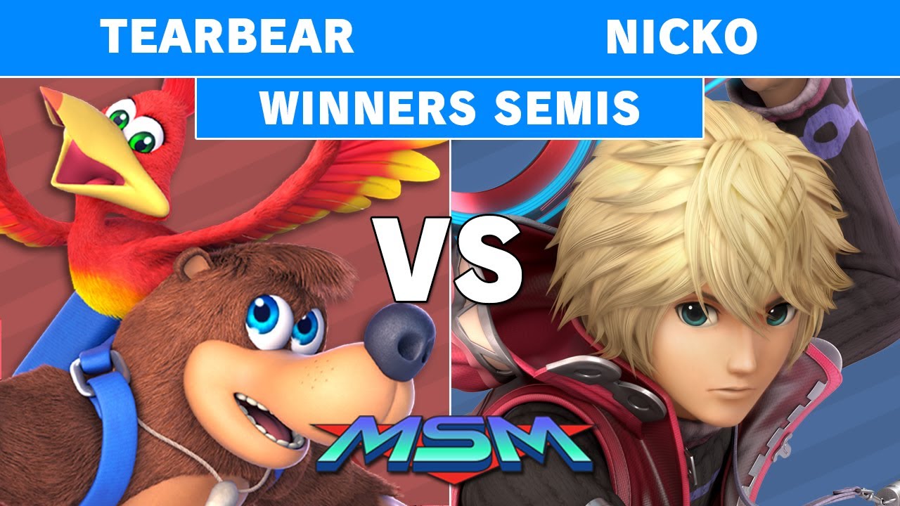 MSM 231 - Tearbear (Banjo & Kazooie) Vs Demise | Nicko (Shulk) Winners Semis - Smash Ultimate