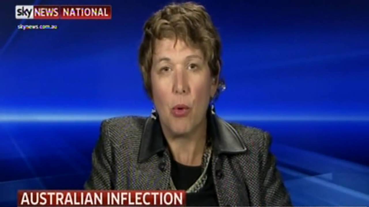 Harry Key on Sky News discussing voice inflection, Australian questioning intonation