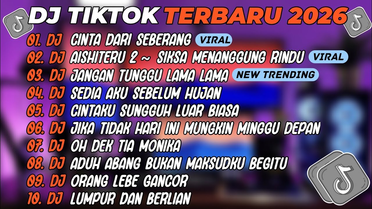 DJ TIKTOK TERBARU 2025🎵DJ CINTA DARI SEBERANG🎵DJ AISHITERU 2 ~ SIKSA MENANGGUNG RINDU🎵FULL ALBUM