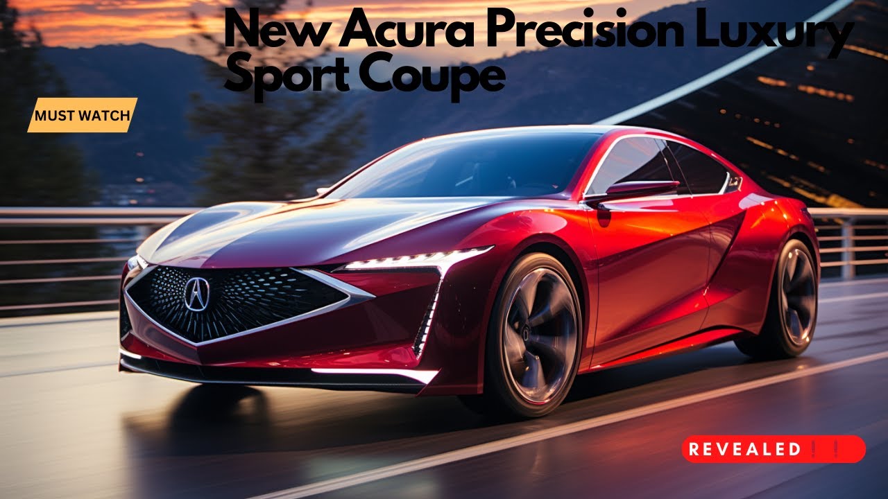 НОВОЕ роскошное спортивное купе Acura Precision