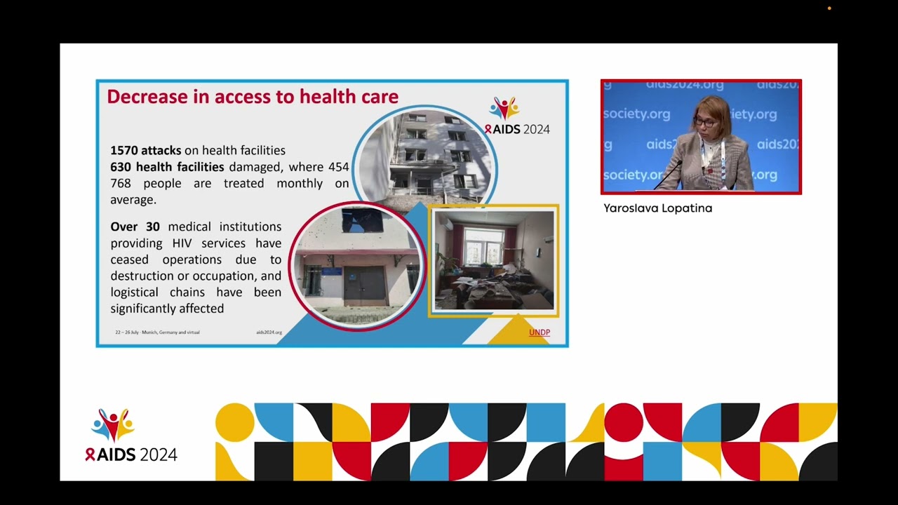 2024 Munich International AIDS Conference - Ukraine Presentation