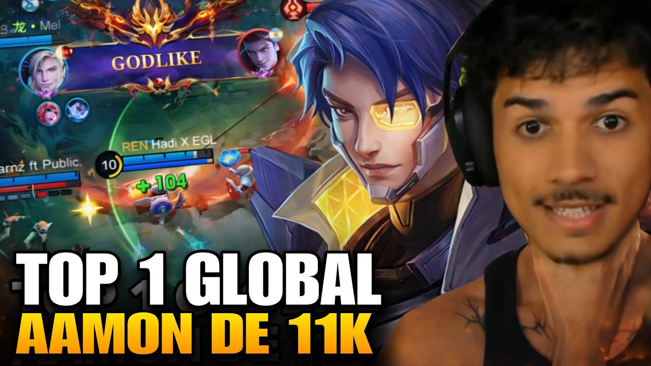 TOP 1 GLOBAL AAMON JOGA OUTRO JOGO
