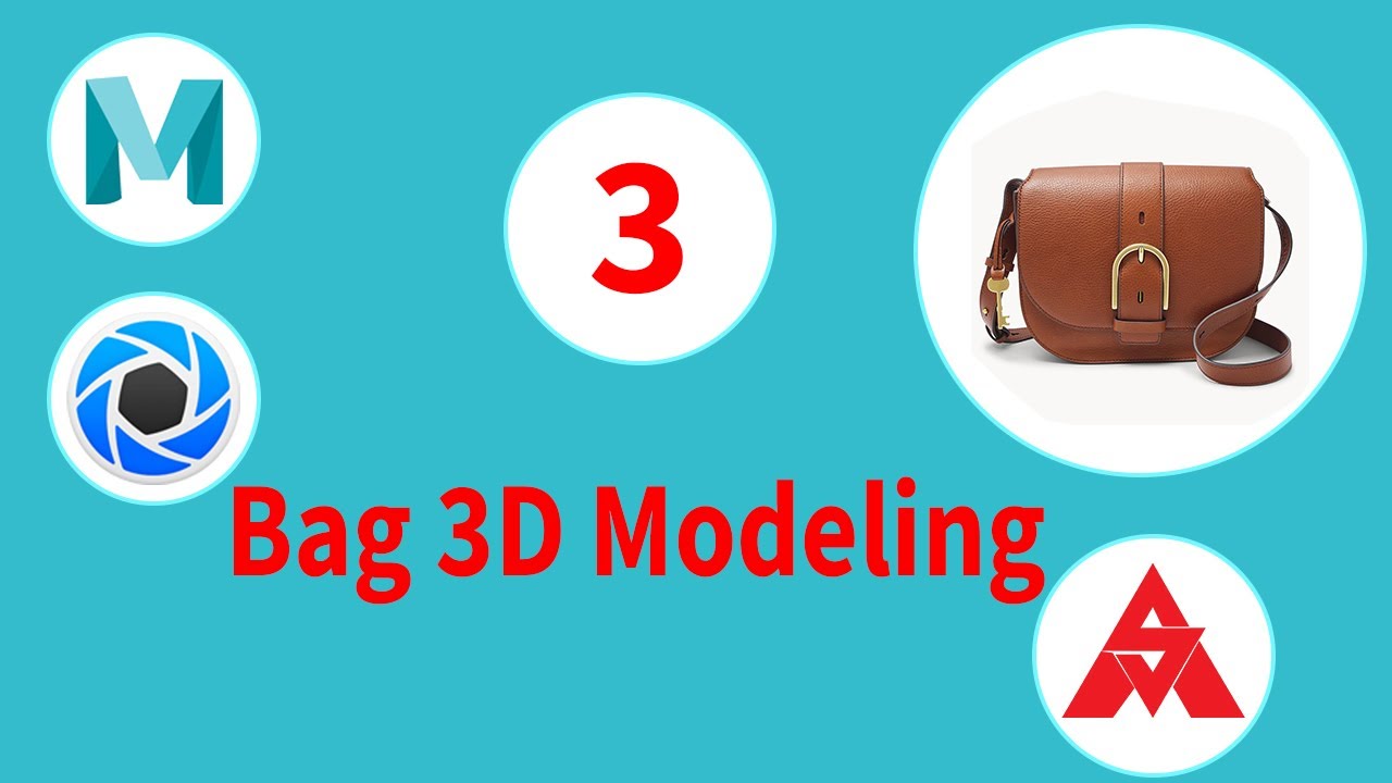 Bag 3D Modeling part_3| Bag Modeling in maya|3D Modeling