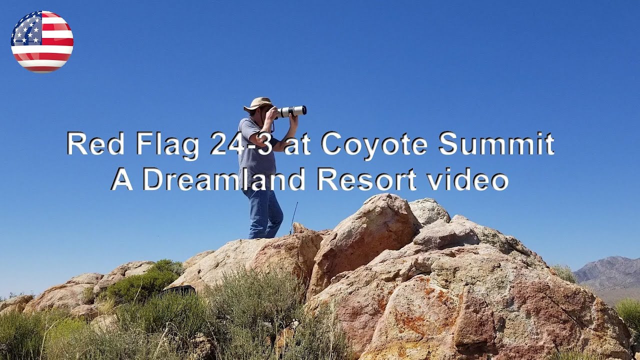 Hiking up to the top of Coyote Summit for Red Flag 24-3