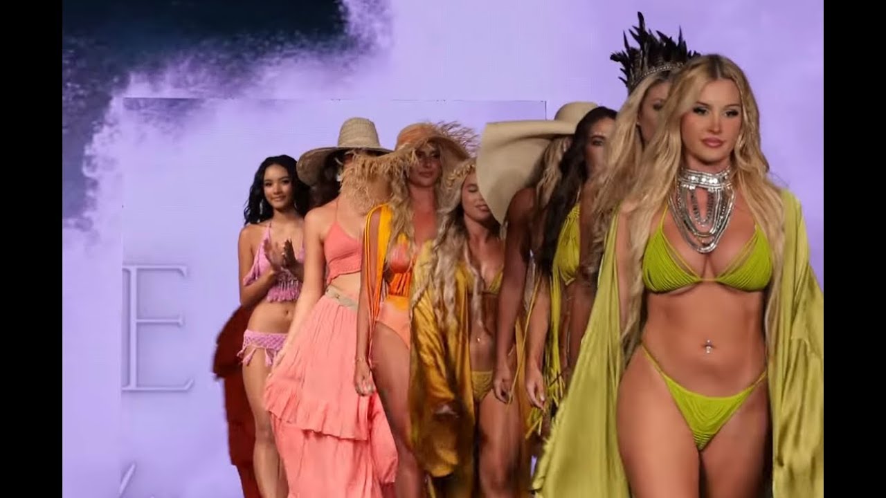 Luxe Isle is a swimwear and resort wear Art Hearts Fashion MIAMI SWIM WEEK