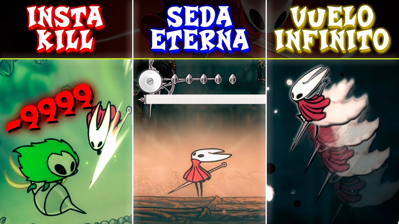 Los 20 GLITCHES y TRUCOS más LOCOS de Hollow Knight: Silksong