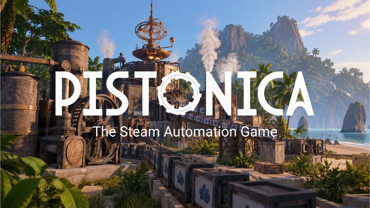 A Factory Game Powered by Steam & Pistons! - Pistonica Demo