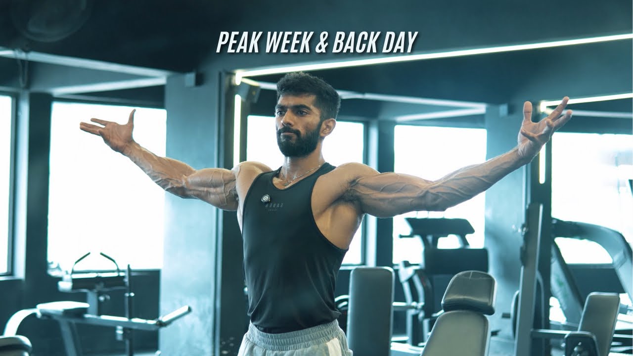 Peak week day -1 | Back day | Competition Prep