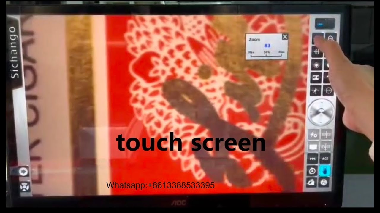 Demo Explanation Camera Video web inspection system for flexo printing machine #label #printing