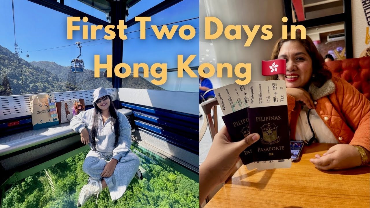 First Two Days in Hong Kong 🇭🇰 | Ngong Ping 360, Harbour Cruise, Hotel Room Tour & Shopping Hauls!