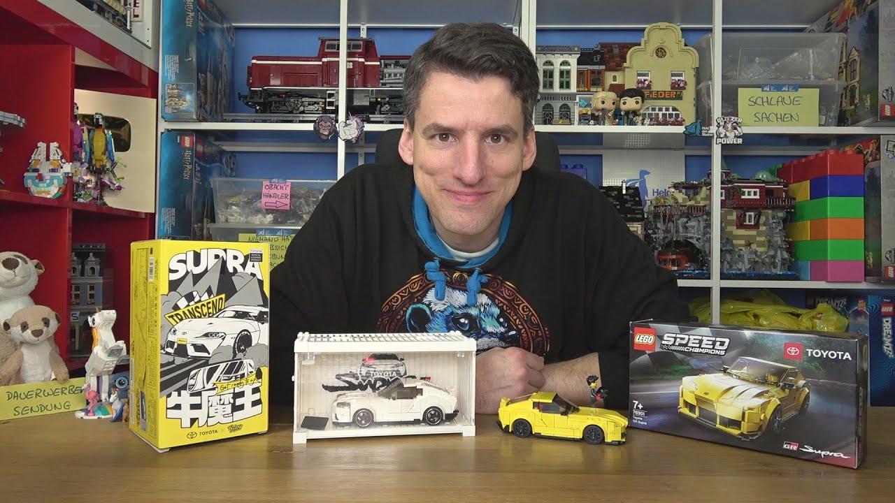 LEGO® geht im direkten Vergleich unter - verkehrte Welt beim Toyota Supra Speed Champion 76901
