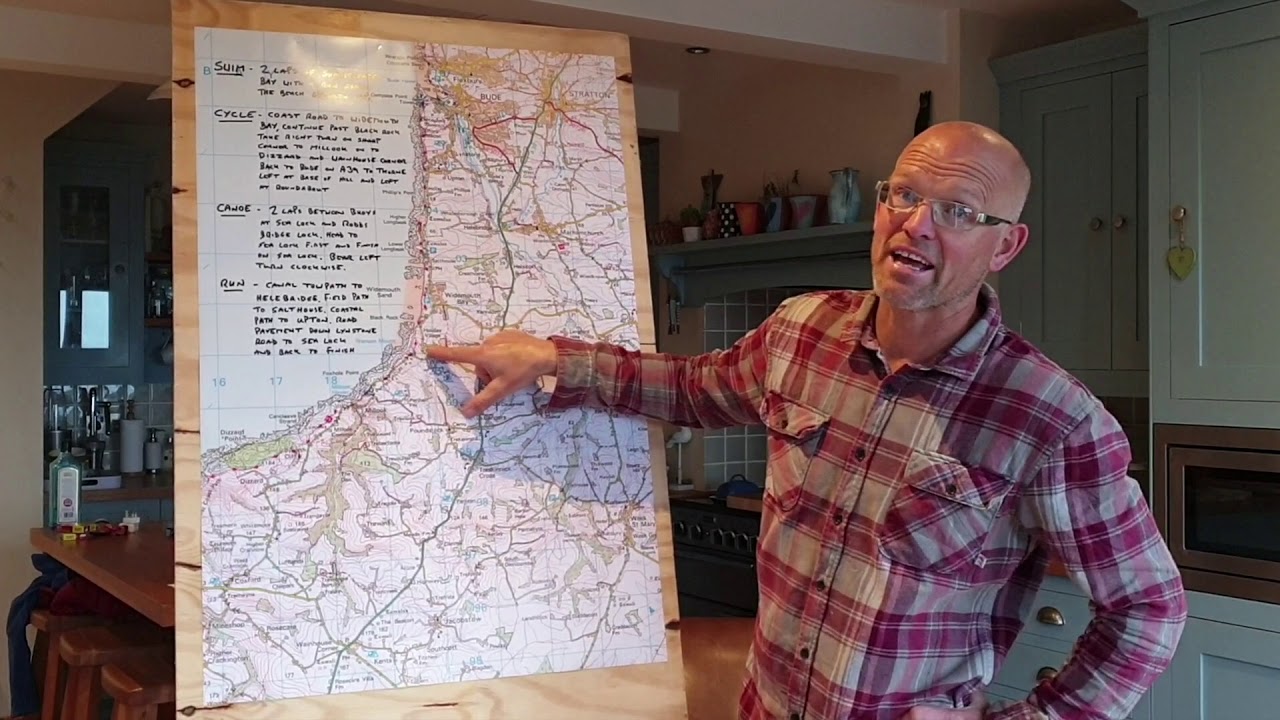 Awesome Foursome Quadrathlon - Route description
