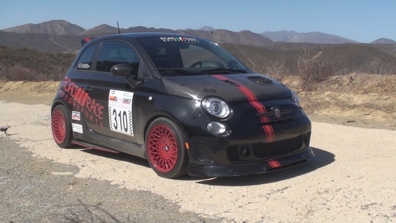 Fiat 500 Abarth - Tuned by RRM - Angry Sounding Test Drive