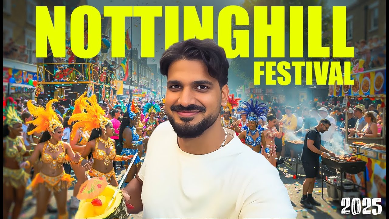 Europe's Largest Street Carnival: NottingHill 2025! 🇬🇧
