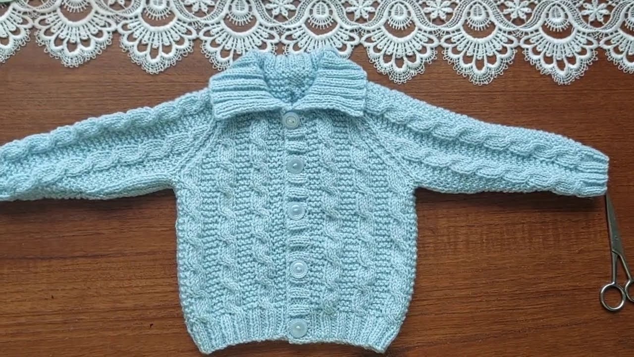 #88, 18ins Cable & Garter Cardigan Update, Sheila's Just Knitting