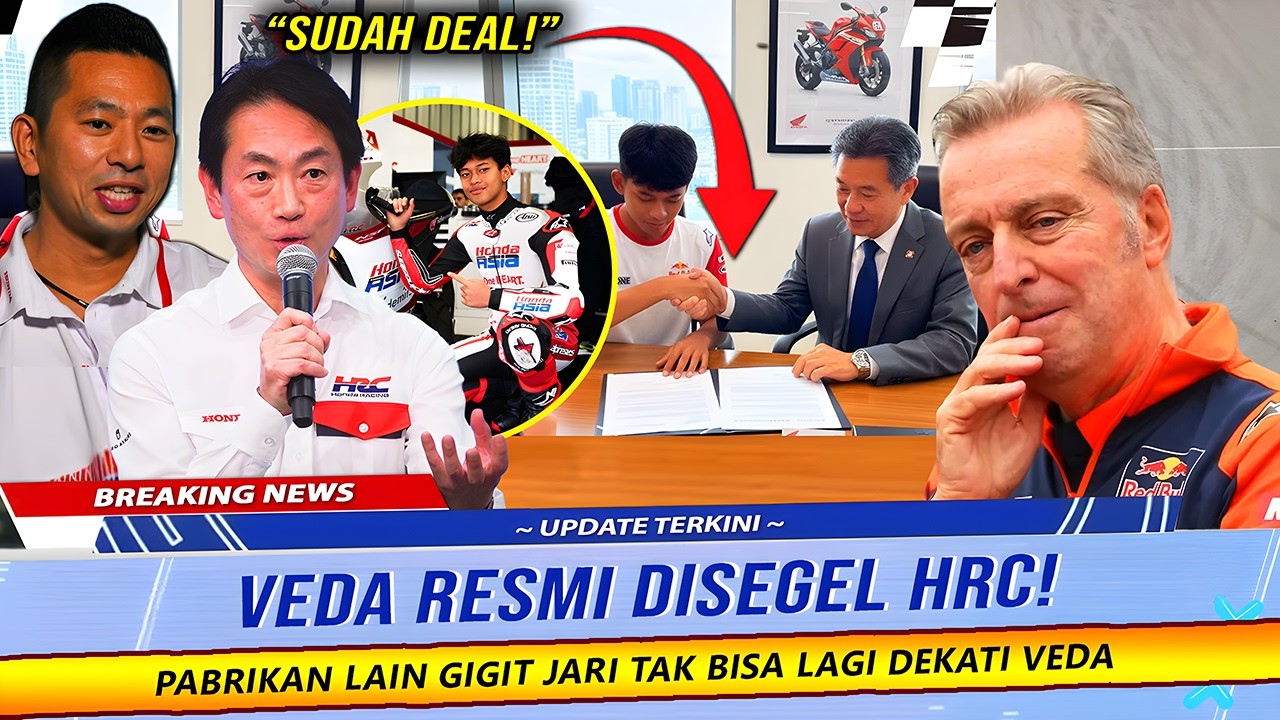 KTM GIGIT JARI! HRC RESMI KUNCI VEDA SAMPAI MOTOGP MASUK PROYEK BESAR HONDA