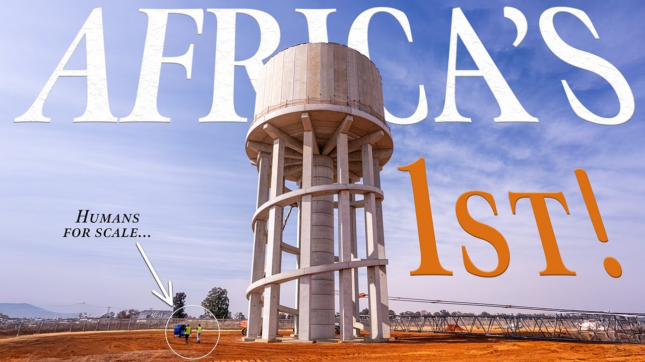 This 2.5 MILLION litre water tower was built in record-time! | Pre-cast Construction