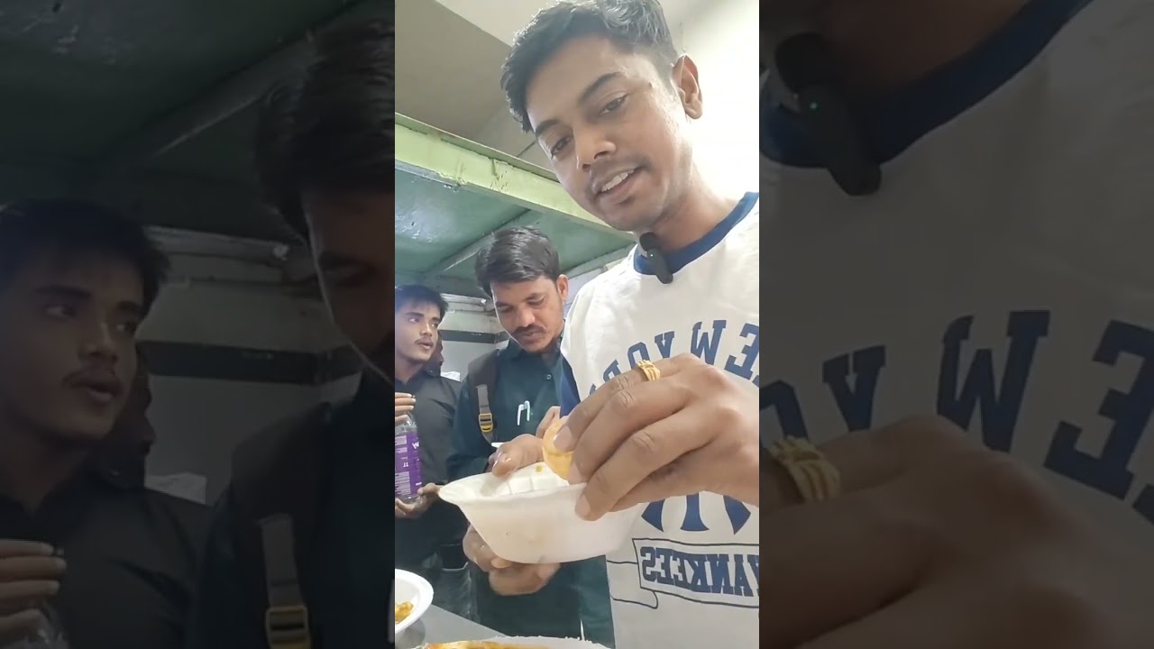Tasting hyderabad famous chat 