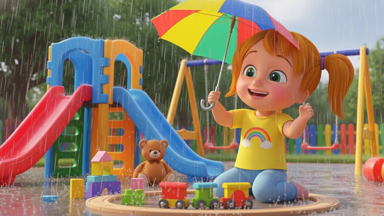 Rainy Day Fun Surprise ☔🎵 | Kids Story + Songs | 3D Cartoon for Toddlers Magical Play