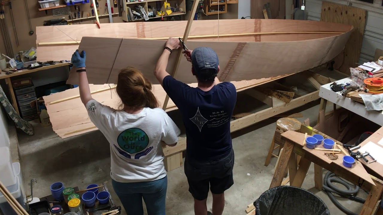Taylor and Alan's Core Sound 20 mk3 hull-unfolding March 2018