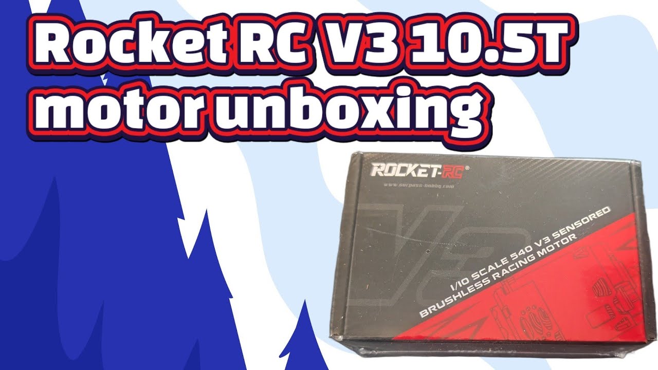 Surpass Hobby Rocket 540 V3 10.5t unboxing
