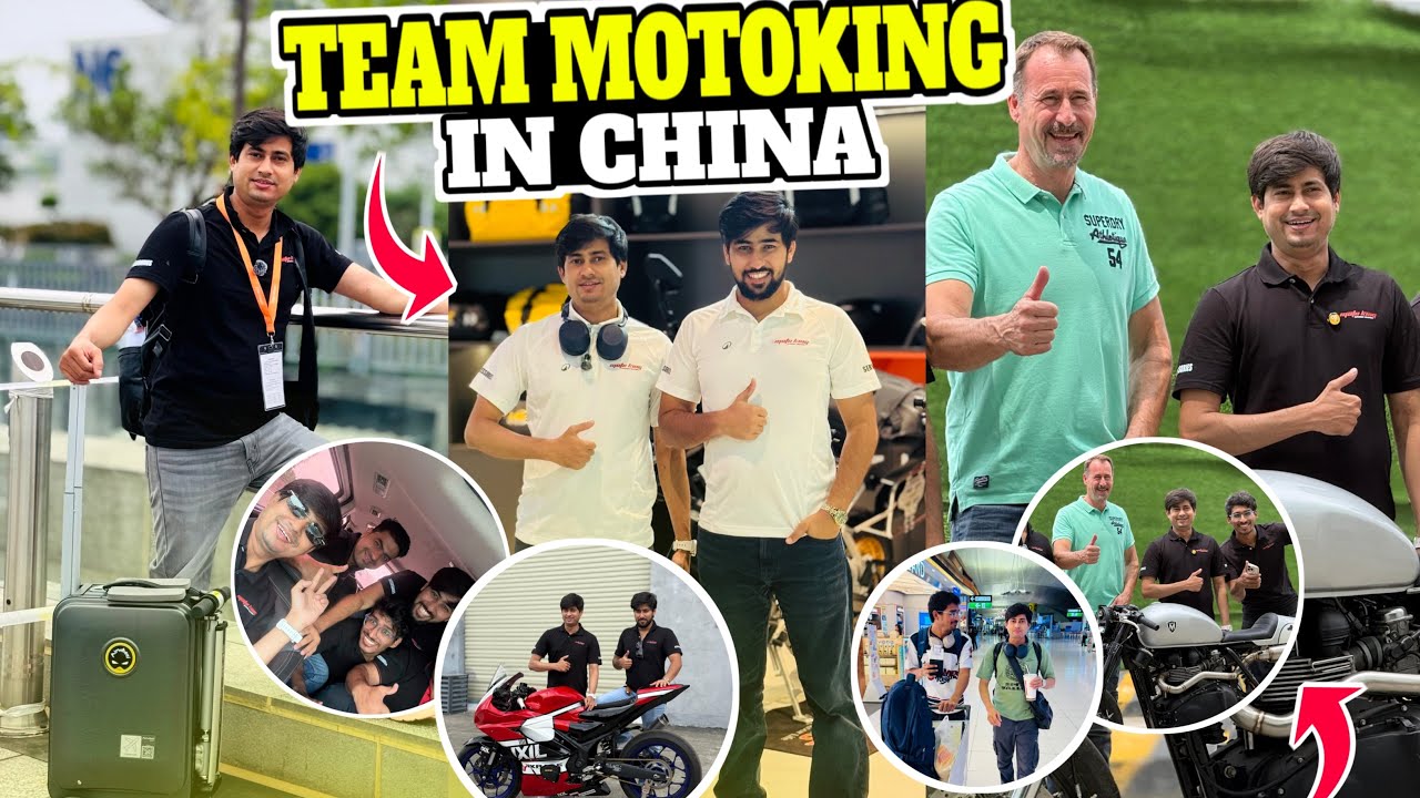 India to china via Thailand ✈️ 7 crazy motoking guys landed